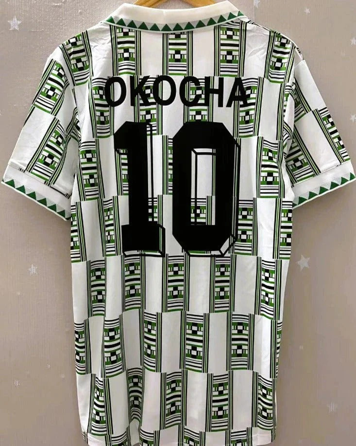 Camisa Retrô Nigéria 1994/95 Away - OKOCHA #10