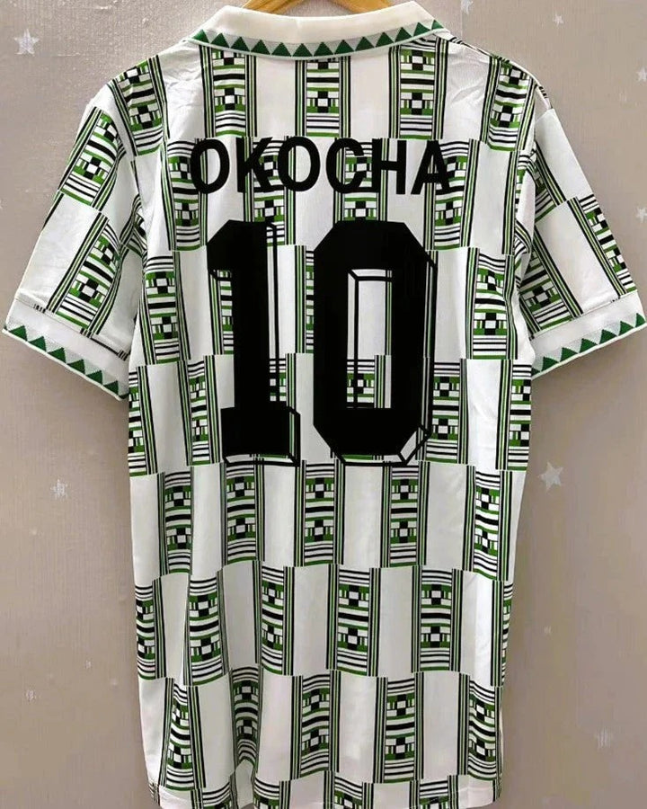 Camisa Retrô Nigéria 1994/95 Away - OKOCHA #10