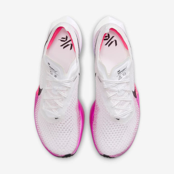 Tênis Nike ZoomX VaporFly 3 - Branco/Rosa