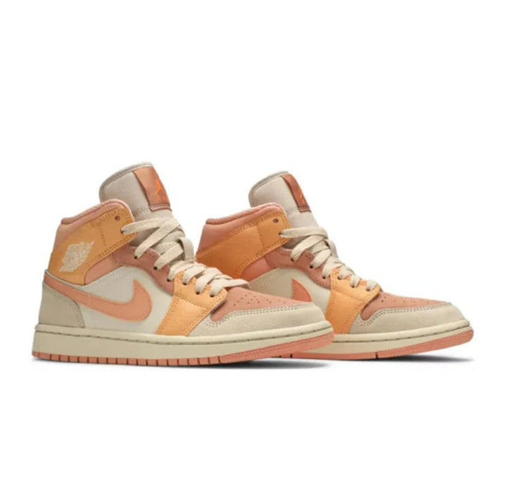 Air Jordan 1 Mid - Laranja/Bege