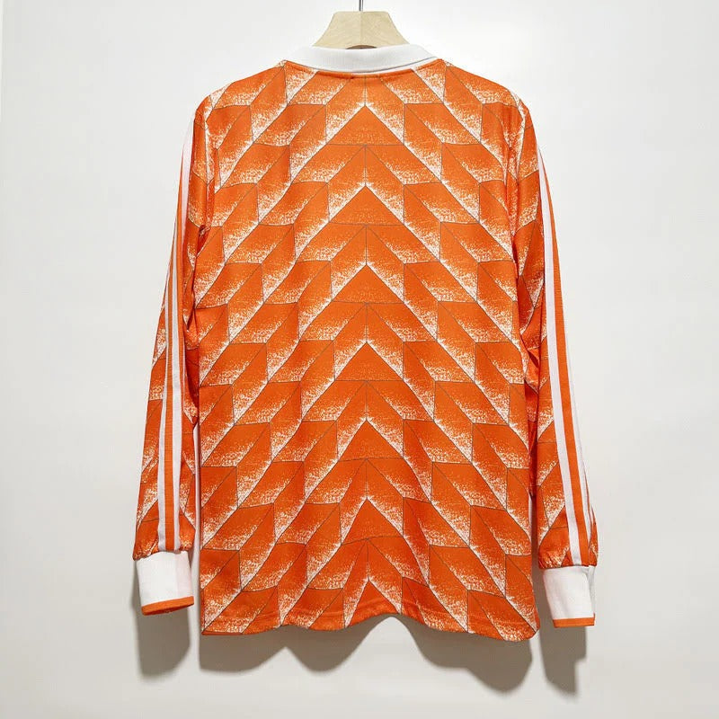 Camisa Retrô Holanda 1988 Home - Manga Longa