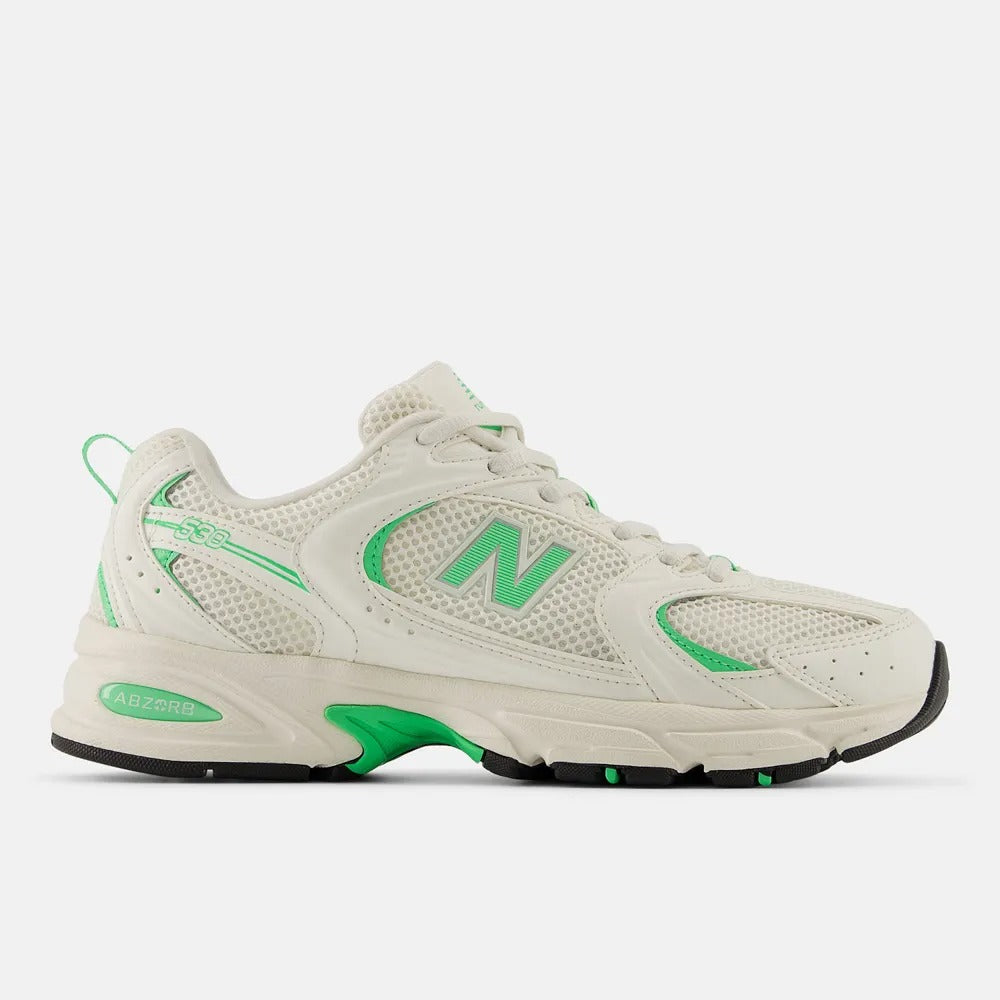 New Balance 530 – Bege claro/Verde claro
