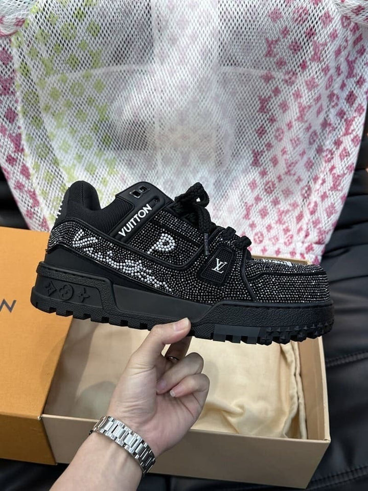 Louis Vuitton LV Trainer Maxi – Preto Cristal
