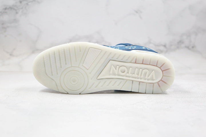 Louis Vuitton Trainer Sneaker – Denim Monogram