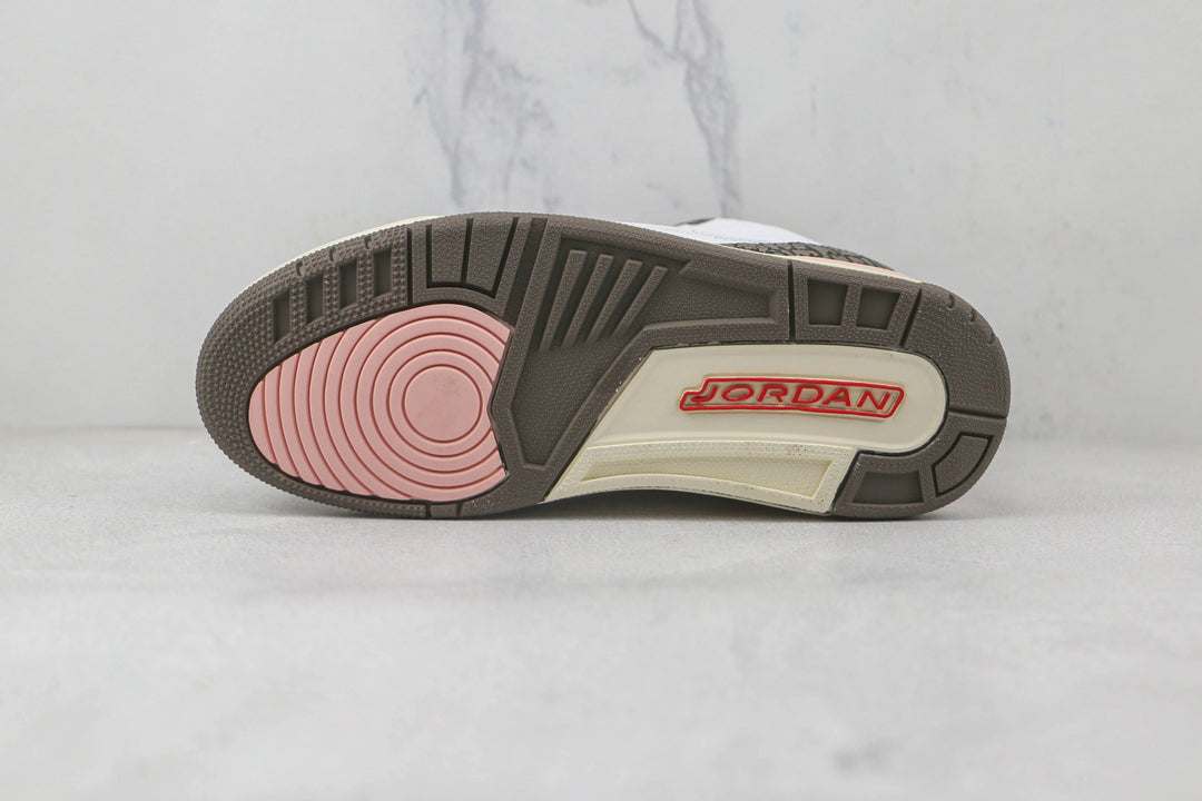 Jordan 3 Retro Napolitano Marrom Mocha Escuro