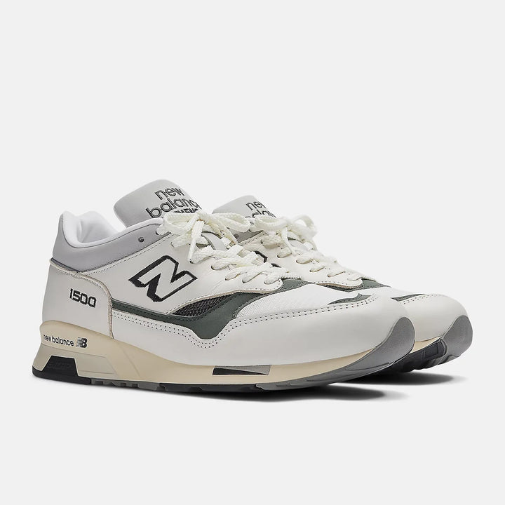 New Balance 1500 - Branco/Verde Floresta/Preto
