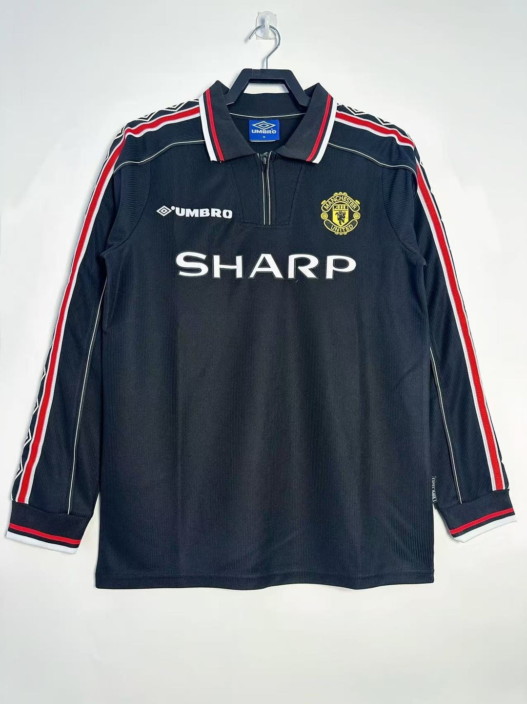 Camisa Retrô Manchester United 1998 de Goleiro - Manga Longa