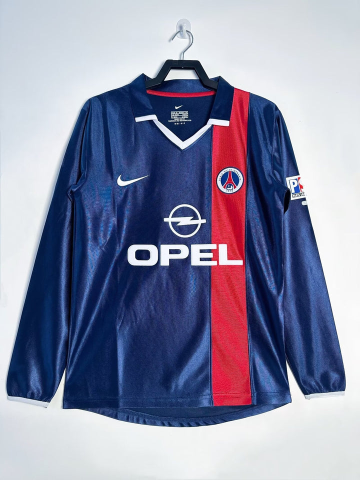 Camisa Retrô PSG 2001/02 Home - Manga Longa