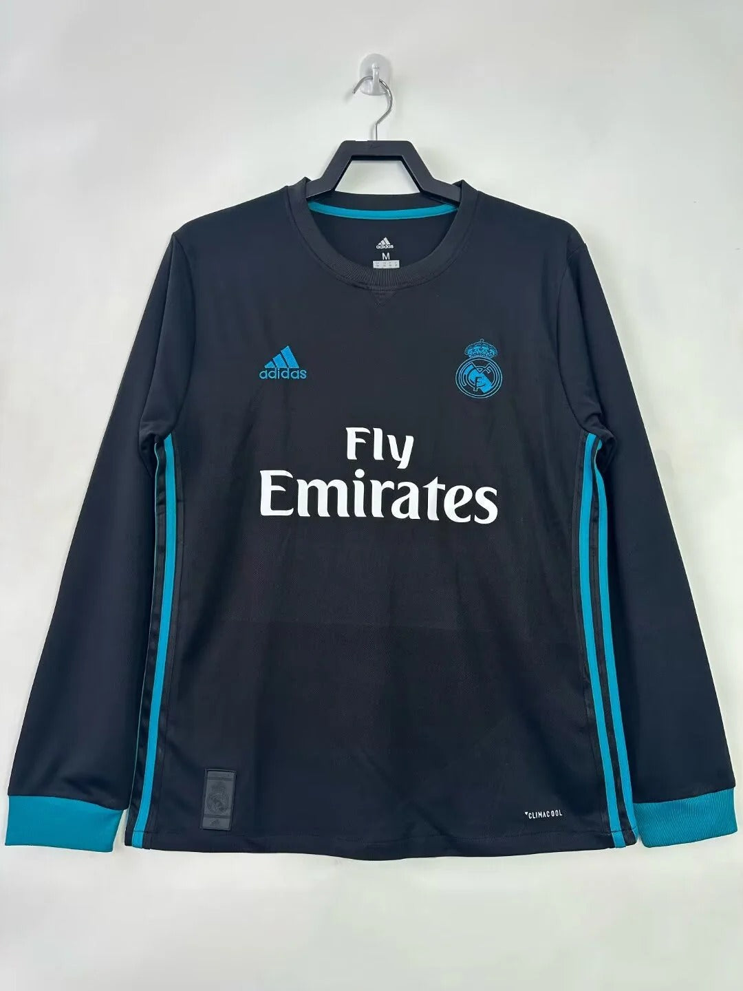 Camisa Retrô Real Madrid 2017/18 Away - Manga Longa