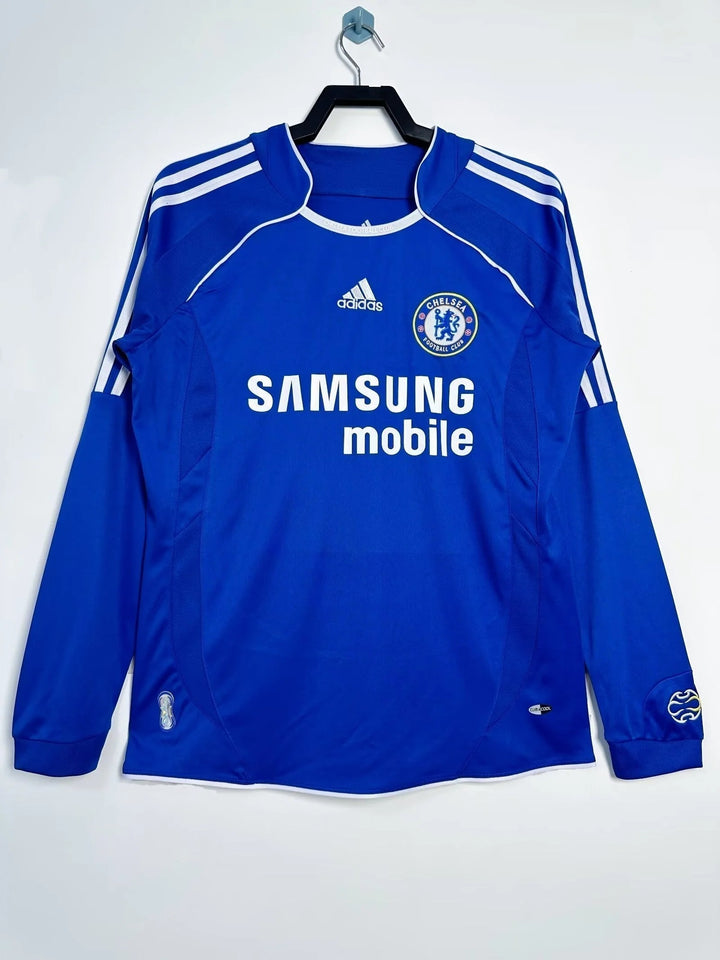 Camisa Retrô Chelsea 2006/07 Home - Manga Longa