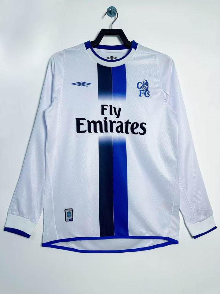 Camisa Retrô Chelsea 2003/05 Away - Manga Longa