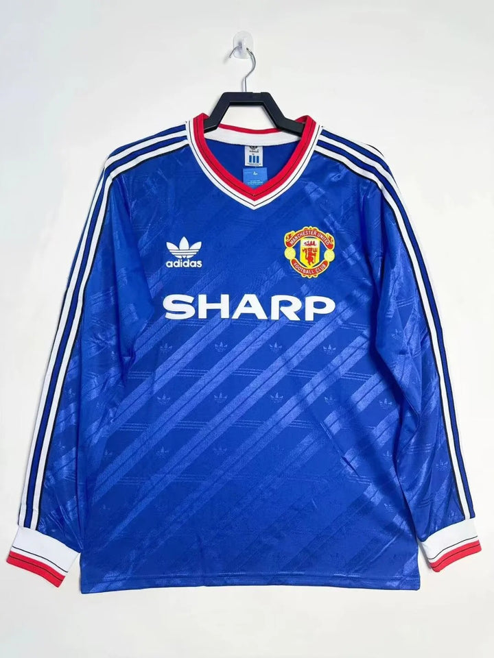 Camisa Retrô Manchester United 1986/88 Third - Manga Longa