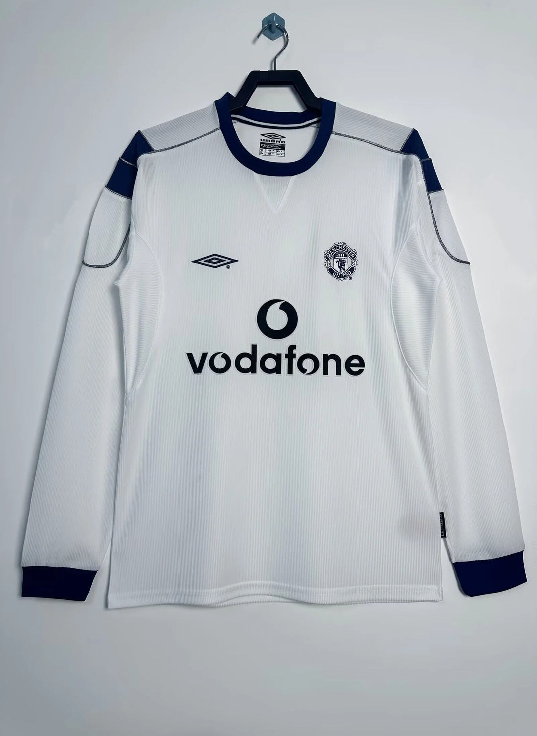 Camisa Retrô Manchester United 2000/01 Away - Manga Longa