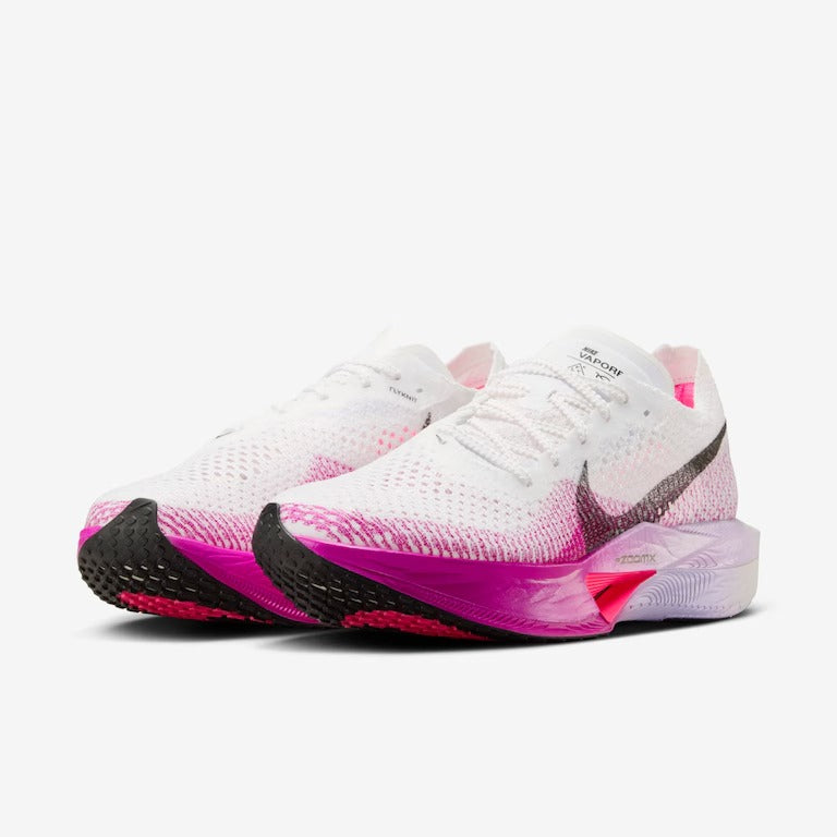 Tênis Nike ZoomX VaporFly 3 - Branco/Rosa