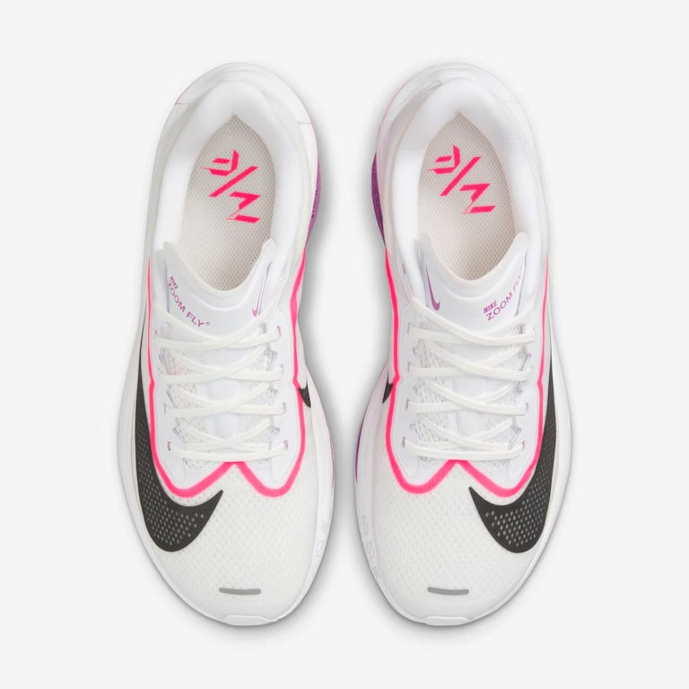 Tênis Nike Zoom Fly 6 - Branco/Rosa