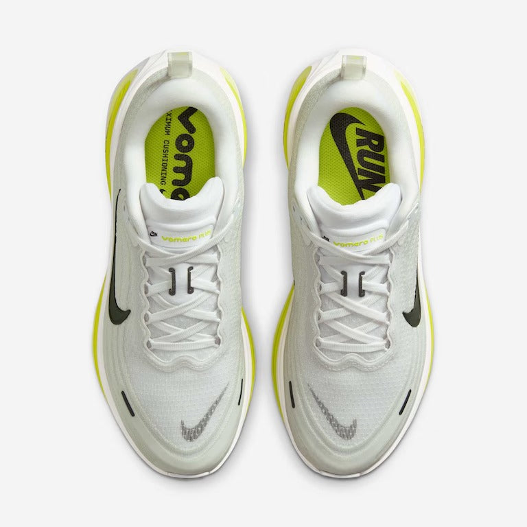 Tênis Nike Vomero Plus - Branco/Verde Neon
