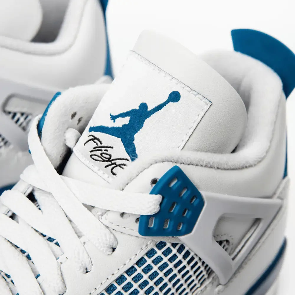 Air Jordan 4 - Branco/Azul Profundo