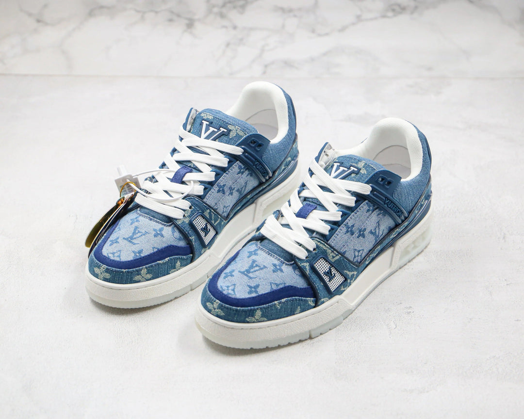 Louis Vuitton Trainer Sneaker – Denim Monogram