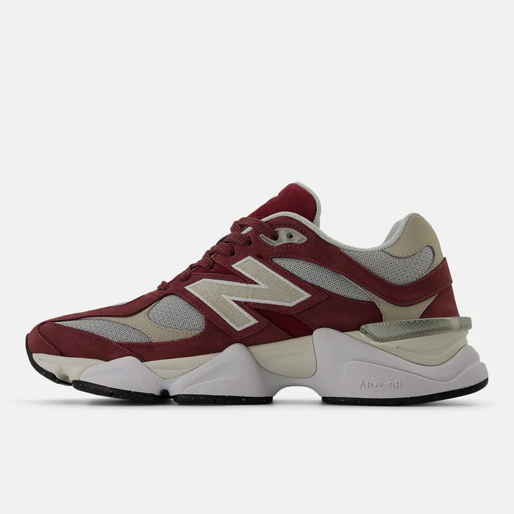 New Balance 9060 – Borgonha/Bege