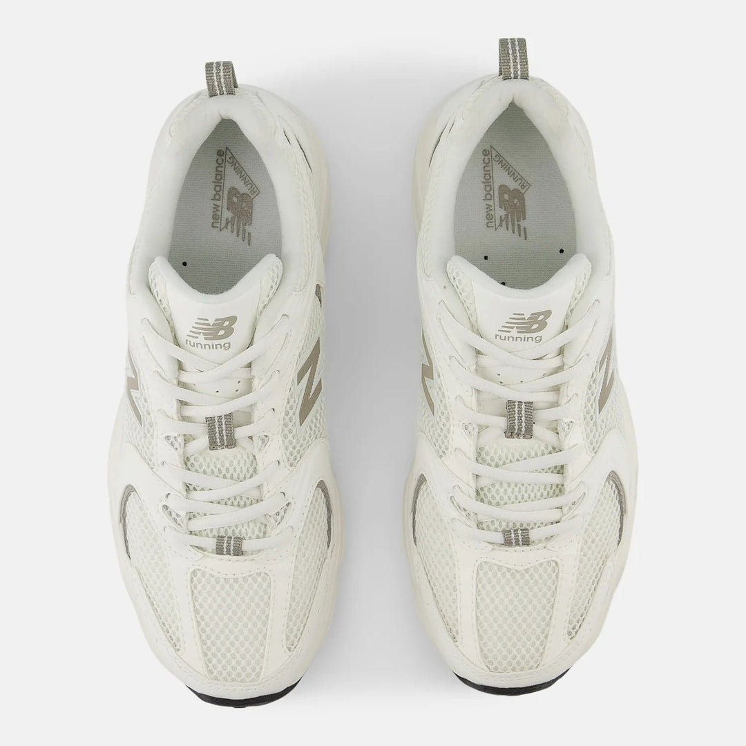 New Balance 530 – Branco/Marrom claro