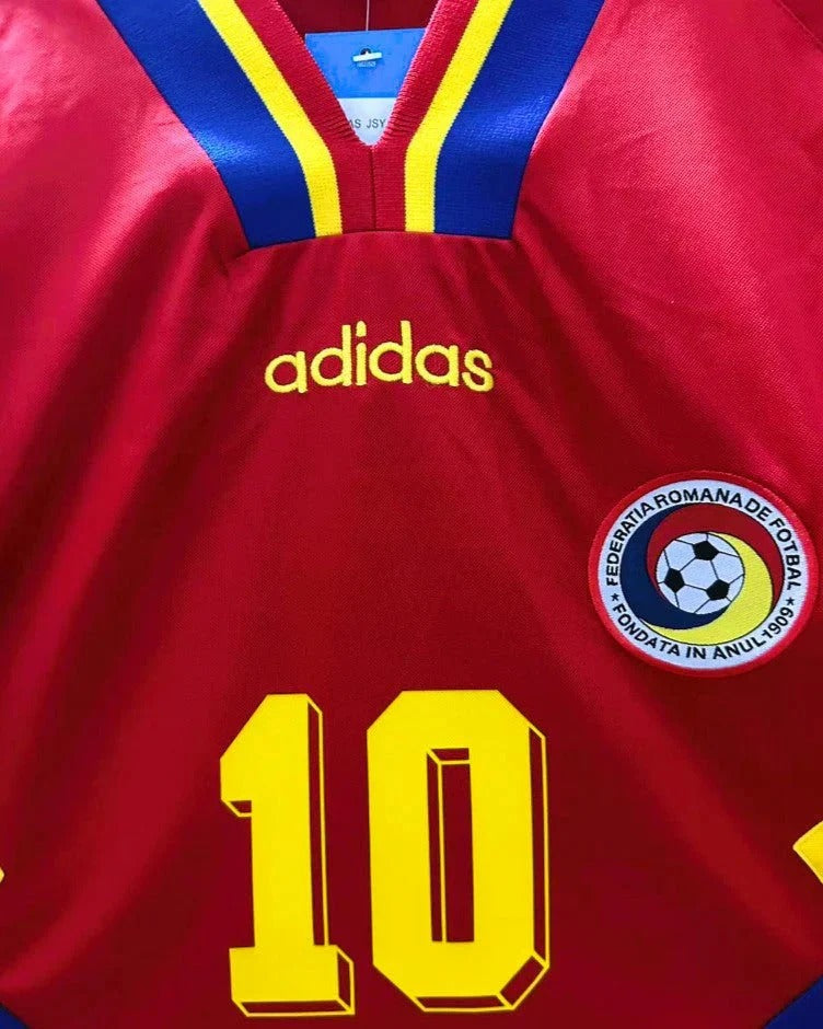 Camisa Retrô Romênia 1994/95 Away - HAGI #10