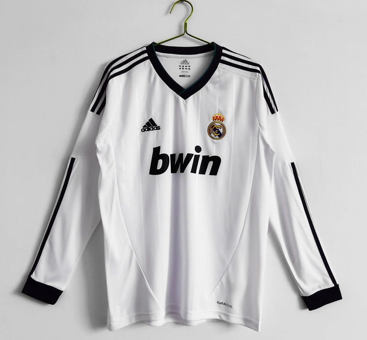Camisa Retrô Real Madrid 2012/13 Home - Manga Longa