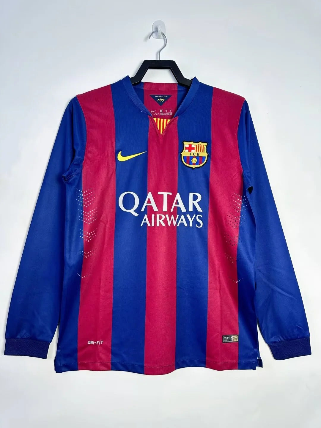 Camisa Retrô Barcelona 2014/15 Home - Manga Longa