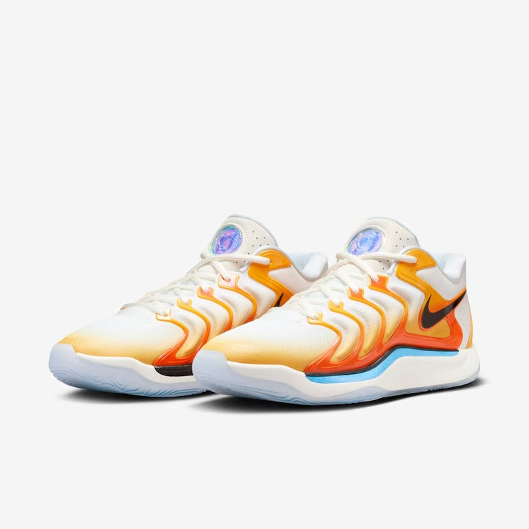 Tênis Nike KD17 Sunrise - Branco/Laranja