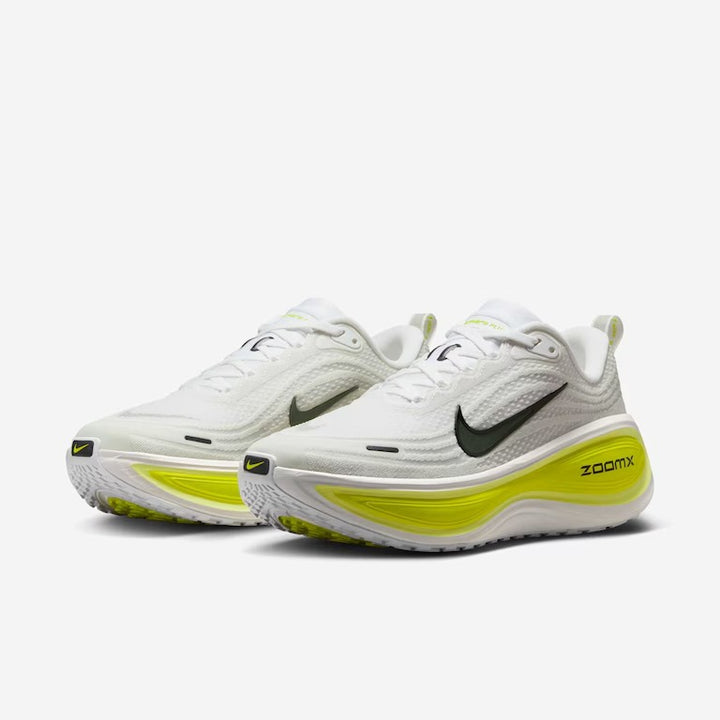 Tênis Nike Vomero Plus - Branco/Verde Neon