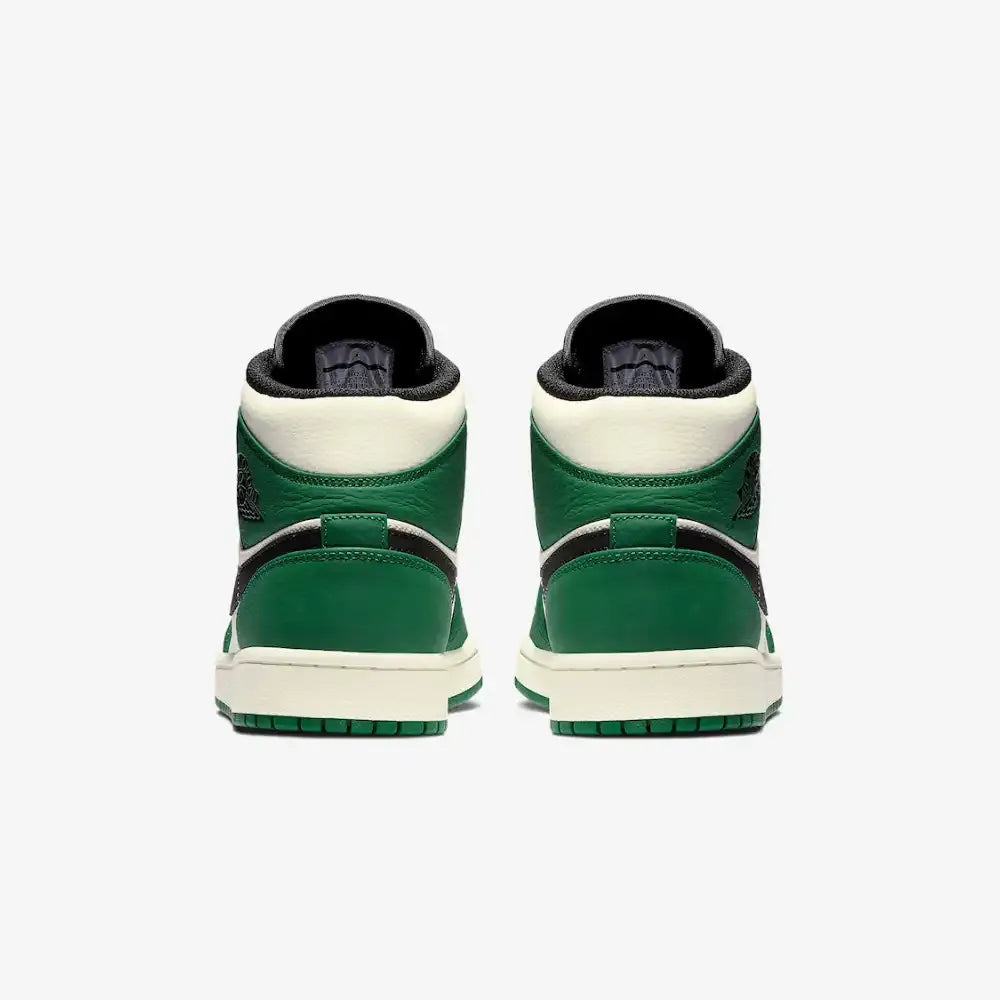 Jordan 1 Mid - Verde Pinheiro/Sail/Preto