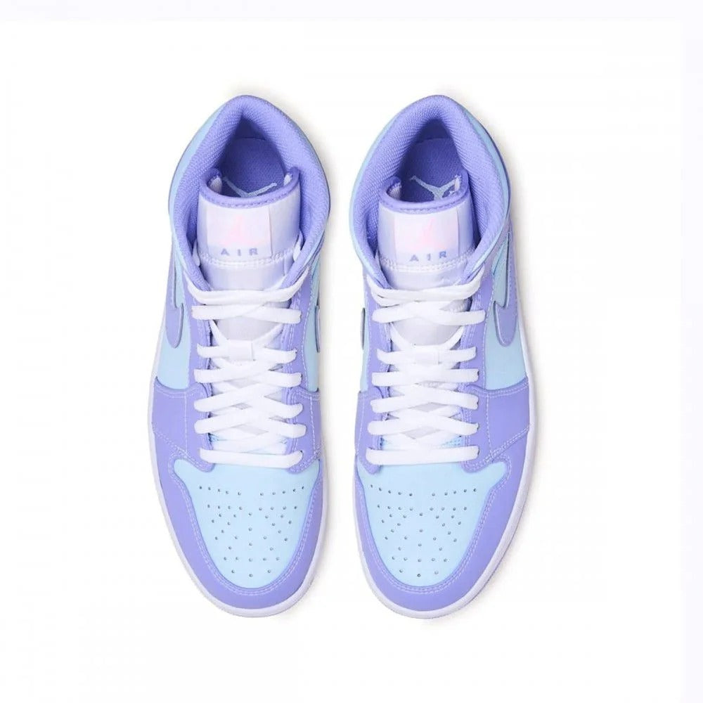 Jordan 1 Mid - Roxo/Azul Aqua