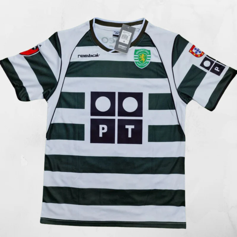 Camisa Retrô Sporting 2001/03 Home - Cristiano Ronaldo #28
