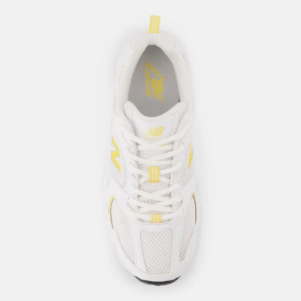 New Balance 530 – Branco/Amarelo