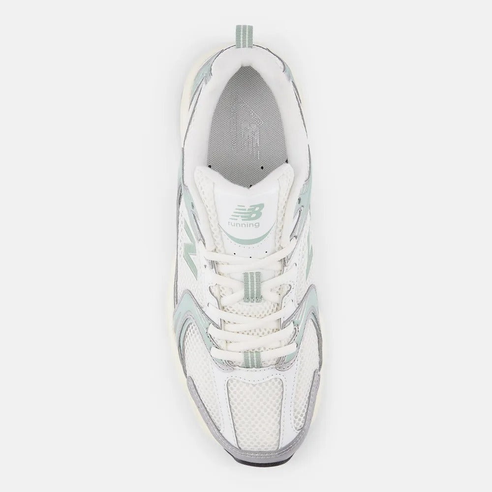 New Balance 530 – Branco/Verde claro