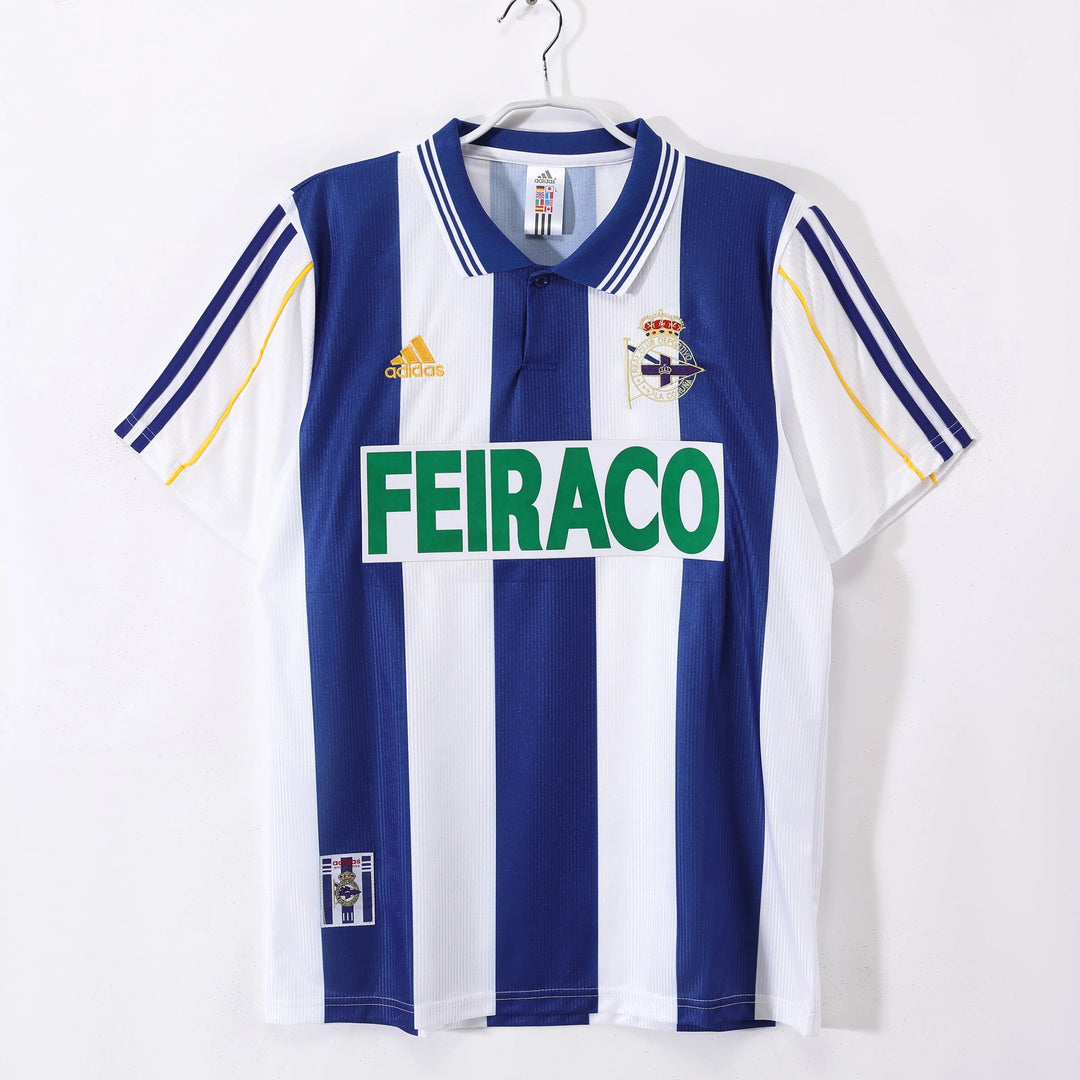 Camisa Retrô Deportivo La Coruña 1999/00 Home