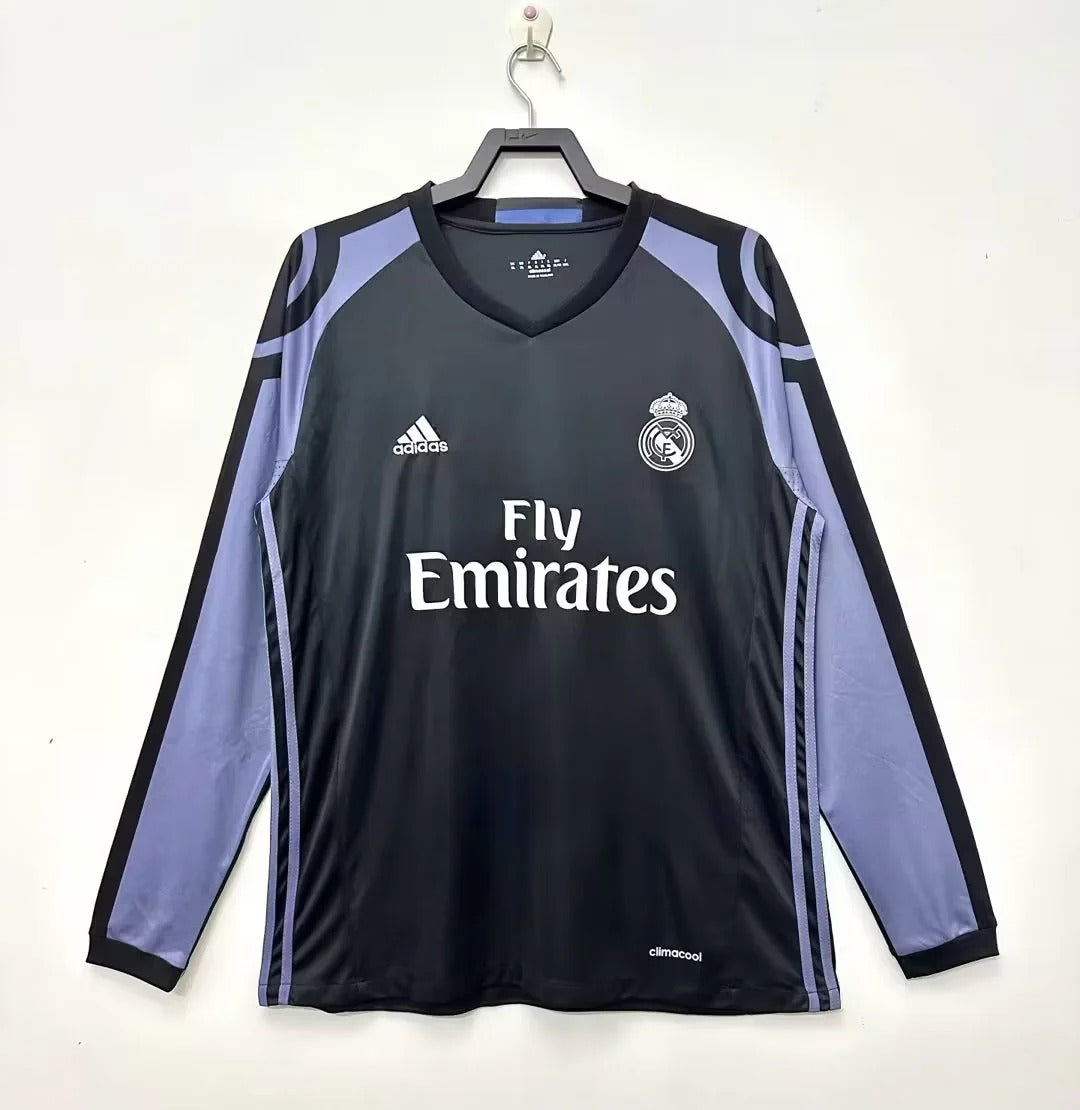 Camisa Retrô Real Madrid 2016/17 Third - Manga Longa