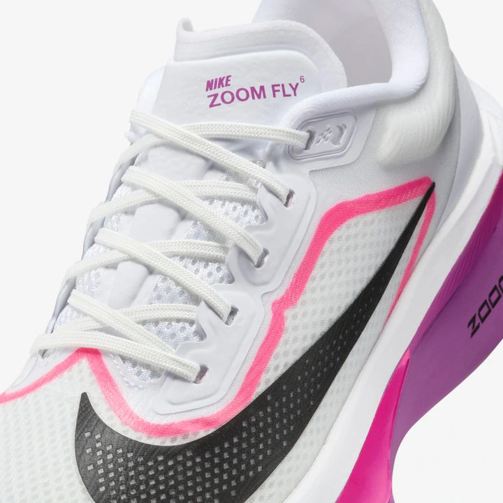 Tênis Nike Zoom Fly 6 - Branco/Rosa
