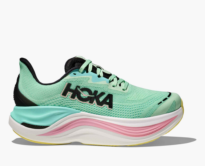 Hoka Skyward X - Azul Menta/Rosa