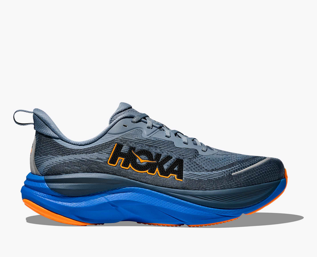 Hoka Skyflow - Cinza Escuro/Azul Médio