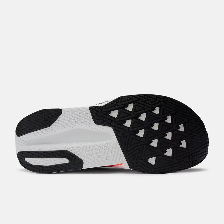 New Balance FuelCell Rebel v5 - Branco/Laranja