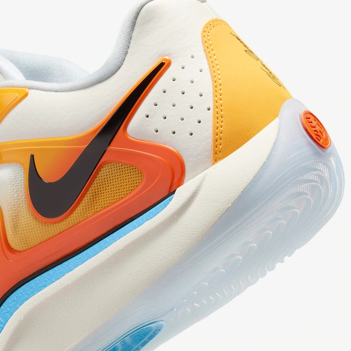 Tênis Nike KD17 Sunrise - Branco/Laranja