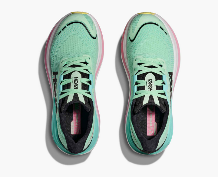 Hoka Skyward X - Azul Menta/Rosa