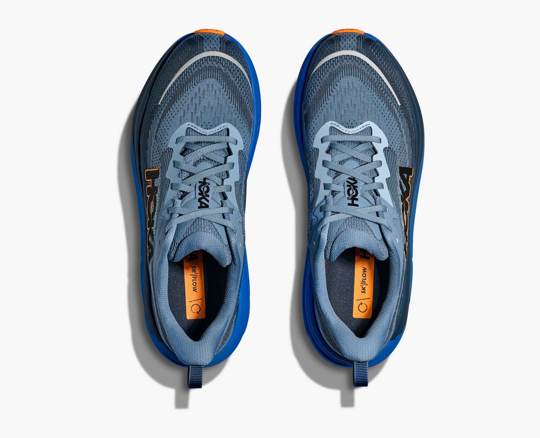 Hoka Skyflow - Cinza Escuro/Azul Médio