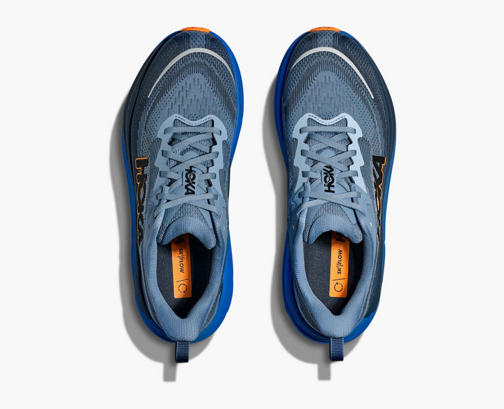 Hoka Skyflow - Cinza Escuro/Azul Médio