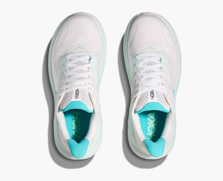 Hoka Clifton 10 - Branco/Azul Turquesa