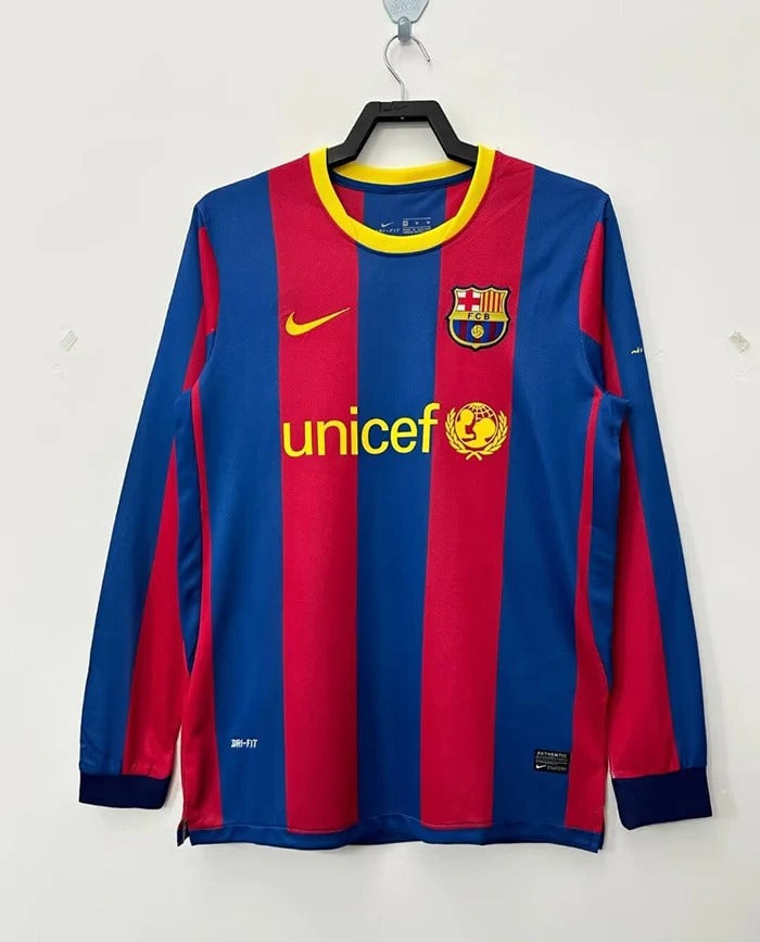 Camisa Retrô Barcelona 2010/11 - Manga Longa