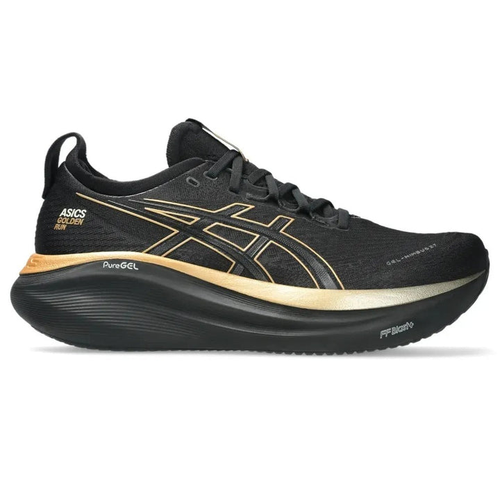 ASICS GEL Nimbus 27 - Preto/Dourado