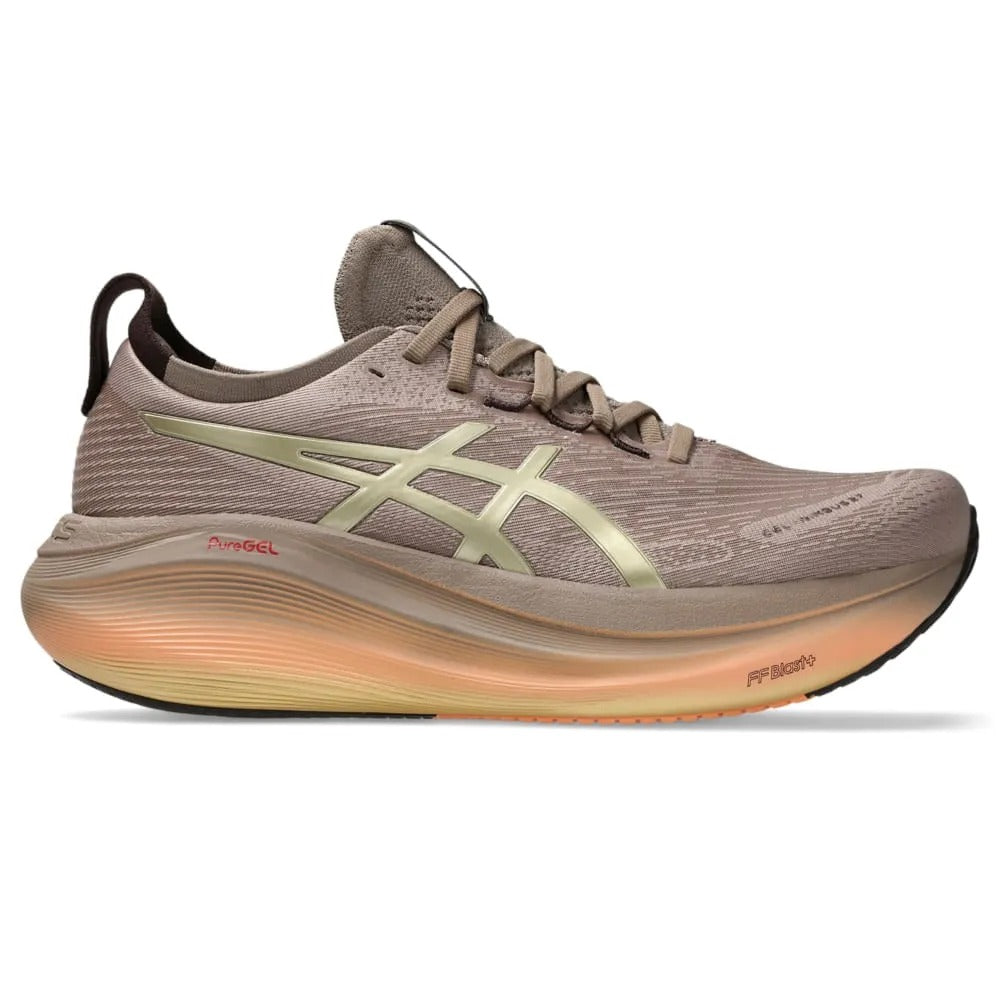ASICS GEL Nimbus 27 - Marrom/Dourado