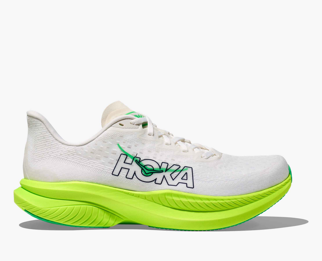 Hoka Mach 6 – Branco/Verde