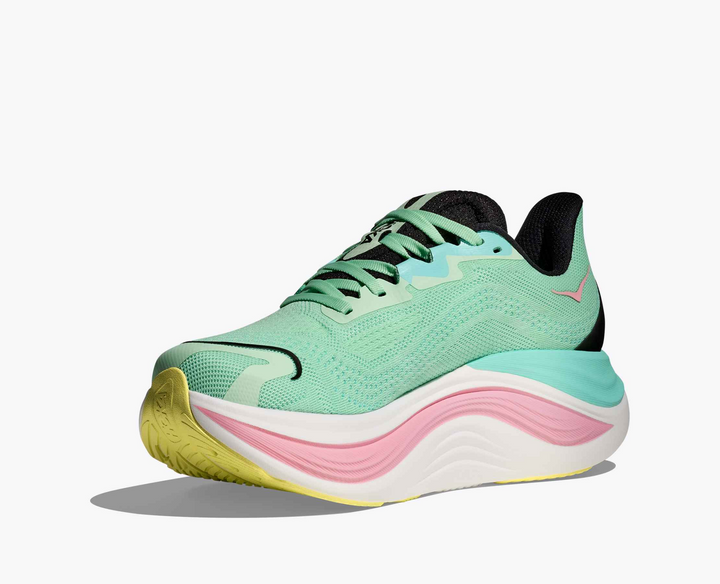 Hoka Skyward X - Azul Menta/Rosa